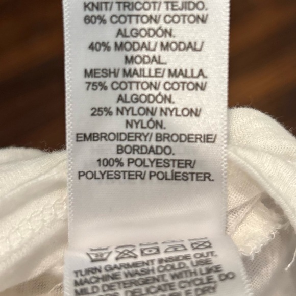 Lucky Brand Women's Embroidered Yoke Ruffled Short Sleeve Shirt Size S Rn#80318 - Picture 11 of 11